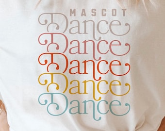 Dance Mom SVG PNG, Stacked Team Template (Digital Download)