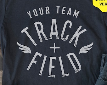 Track and Field Team SVG | Distressed or Smooth Cut File (Digital Download)