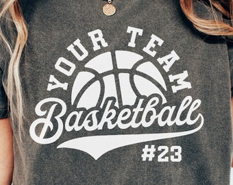 Basketball Team SVG Template, Custom Shirt Design (Digital Download)