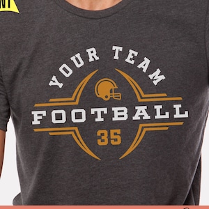 Football Team Shirt, Svg Png Dxf Eps, Team Template, Cricut Cut File, Silhouette, Team Logo, Football Cut File, Football Helmet svg, Digital