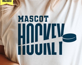 Hockey Team SVG Template, Cricut, Silhouette (Digital Download)