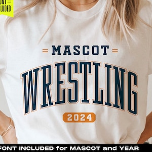 Wrestling Team Template, Svg Png Dxf Eps Ai, Team Shirts, Wrestling Mom, Wrestling Png, Cricut Cut Files, Silhouette, Sublimation, Download