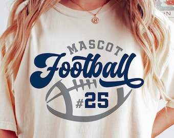 Fußball Team Shirt SVG, Maskottchen Design (Digitaler Download)