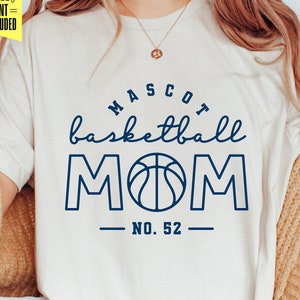 Basketball Mom, Svg Png Dxf Eps, Mom Shirt, Design for Sweatshirt, Hoodie, Tumbler, Decal, Cricut Cut File, Silhouette, Sublimation, Iron On