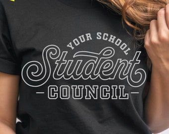 Student Council Svg Png, School Council Svg, Svg files for Cricut, Silhouette, Sublimation, Digital download, Student Council Shirt Design