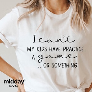 Sports Mom Svg, Png Dxf Eps, Mis hijos tienen práctica, Game Day Svg, Béisbol divertido, Fútbol, Voleibol, Cricut, Silueta
