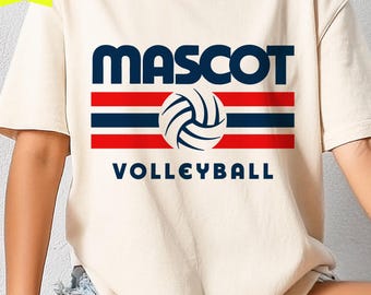 Volleyball Team Name SVG Template – Custom Logo Design (Digital Download)