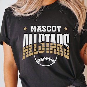 All Star Baseball Svg, Team sjabloon Svg Png, Team Shirts, Baseball Logo, Svg voor Cricut, AllStar Mvp Logo, honkbalspelers, All-Stars