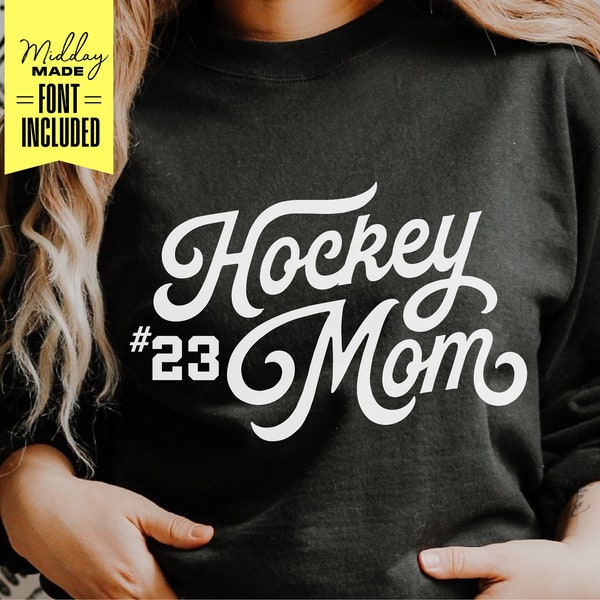 Hockey Mom Shirt Template Svg, Hockey Png, Cricut Cut Files for Sweatshirts Stickers Tumblers, Hockey Fan svg, Silhouette, Sublimation