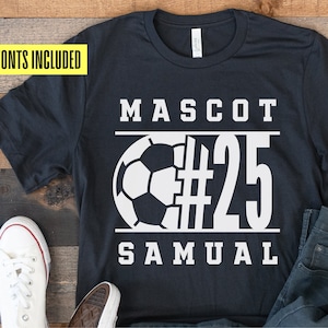 Modelo de time de futebol Svg, bola de futebol Svg, Soccer Mom Svg, futebol Png, camisa de futebol, Png Eps Ai Dxf, arquivos Cricut Cut, silhueta