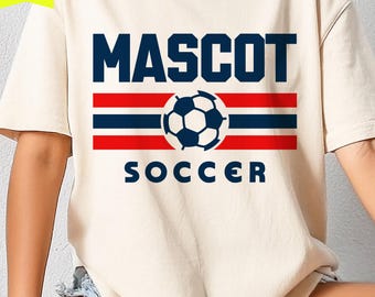 Soccer Team SVG, Mascot Font, Game Day (Digital Download)
