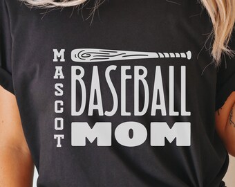 Baseball Mom SVG – Customizable Mascot Design (Digital Download)