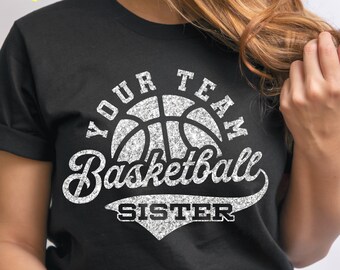 Basketbalzus SVG, teamshirtontwerp (digitale download)