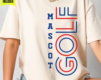 Golf Team Mascot SVG, PNG, Golfing Shirt Design (Digital Download)