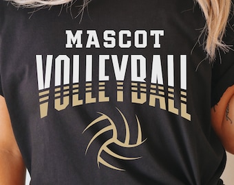 Volleyball Team SVG, Shirt Design, Mom Template (Digital Download)