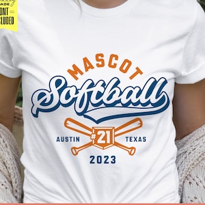 Modelo de time de softball, Svg Png Dxf Eps, Softball Svg Cricut, Design de camisa de time de softball, Svg para Tumbler, Silhouette, Softball Mom Svg Png