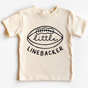 Little Linebacker Svg Png, grappige voetbal peuter Kids ontwerp voor shirt, shirt pasgeboren baby, Svg voor Cricut, silhouet, DTF wordt afgedrukt