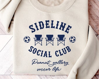 Funny Soccer SVG Design - Sideline Social Club (Digital Download)