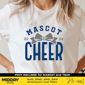 Cheer Team Template, Svg Png Dxf Eps, Cheer Bow Svg, Cheerleading Svg ...