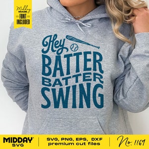 Pingyongchang Baseball Mom T-Shirt - "Hey Batter Swing" Graphic Tee, Cute Short Sleeve Casual Shirt For Women - View #6