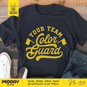 Color Guard Svg Png, Dxf Eps, Team Template Shirts, Svg For Cricut, Color Guard Mom or Dad, Sublimation, Color Guard Cut File, Silhouette
