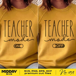 Enseignant mode svg, enseignement mode svg, cadeau pour enseignant, professeur vie svg, enseignant chemise svg, enseignant drôle svg, Png Dxf coupe fichiers Cricut