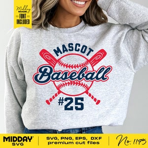 Baseball Team Svg Png, Editable Template, Team Banner Svg, Team Name, Player number, Baseball Shirt Design, Cricut, Silhouette, Sublimation