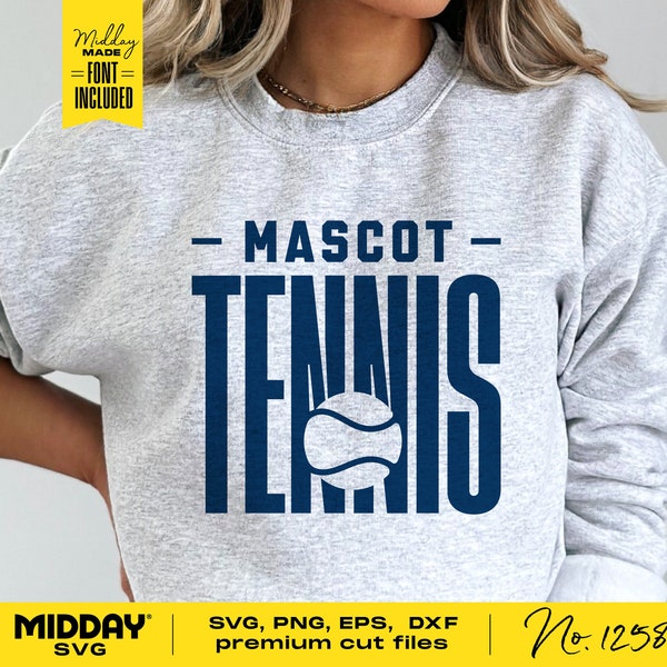 Tennis Svg Design, Svg Png Dxf Eps, Svg School, Svg for Shirt, Tennis Team Svg, Team Logo Svg Png, Svg Files for Cricut, Sublimation