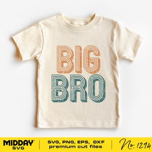 Big Bro Kleinkind Shirt Design, SVG, Png Dxf Eps, Big Brother SVG, Sublimation, geschnitten Datei, svg für Cricut, neuer Bruder svg, svg für Shirts, Familienshirts
