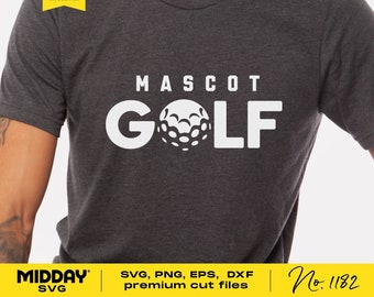 Plik SVG do wycinania drużyny golfowej, koszulka dla mamy i taty golfisty (pobieranie cyfrowe)