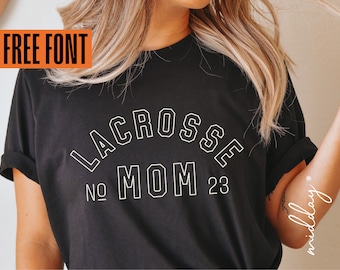 Lacrosse Mom SVG, Cricut Silhouette Cut File (Digital Download)