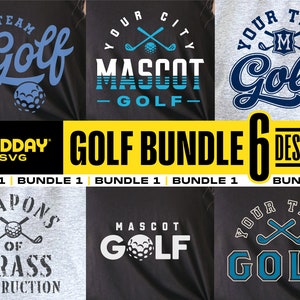 Paquete de golf svg, paquete de equipo de golf, camisas de golf svg, plantilla de golf svg, svg para cricut, paquetes de diseño, svg para hombres, svg para mujeres, golf svg