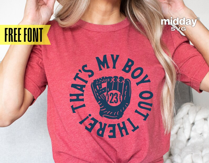 That's My Boy Out There Svg Baseball Mom Dad Svg Png Dxf - Etsy