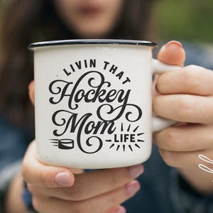 Hockeymammaliv SVG, klippfil för Cricut, silhuett (digital nedladdning) bild 2