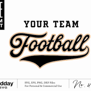 Plantilla de equipo de fútbol SVG, Camiseta de equipo de vida de fútbol Png, Aficionado al fútbol svg, Deportes juveniles svg, Archivos de corte Cricut, svg eps dxf png, Silueta