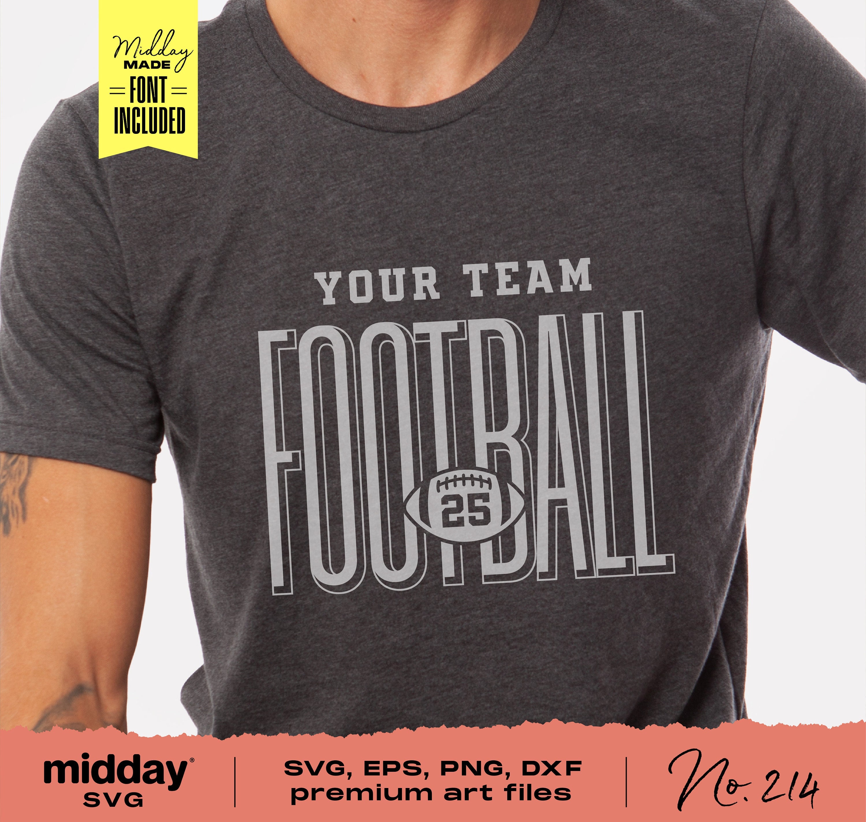 Football Template Svg Png Dxf Eps Football Team Shirts Etsy