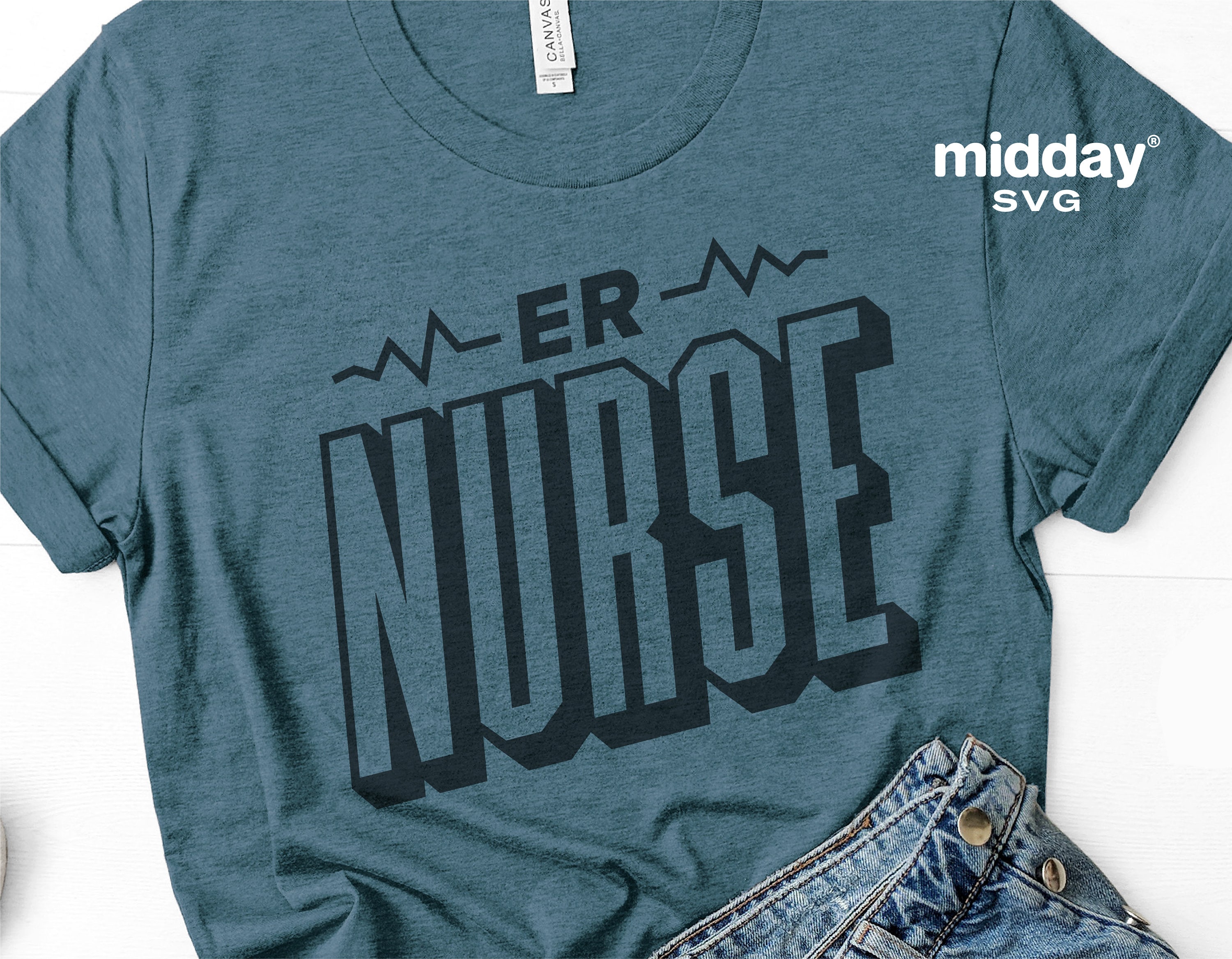 ER Nurse SVG Cut File, Emergency Room Design (digital Download) - Etsy