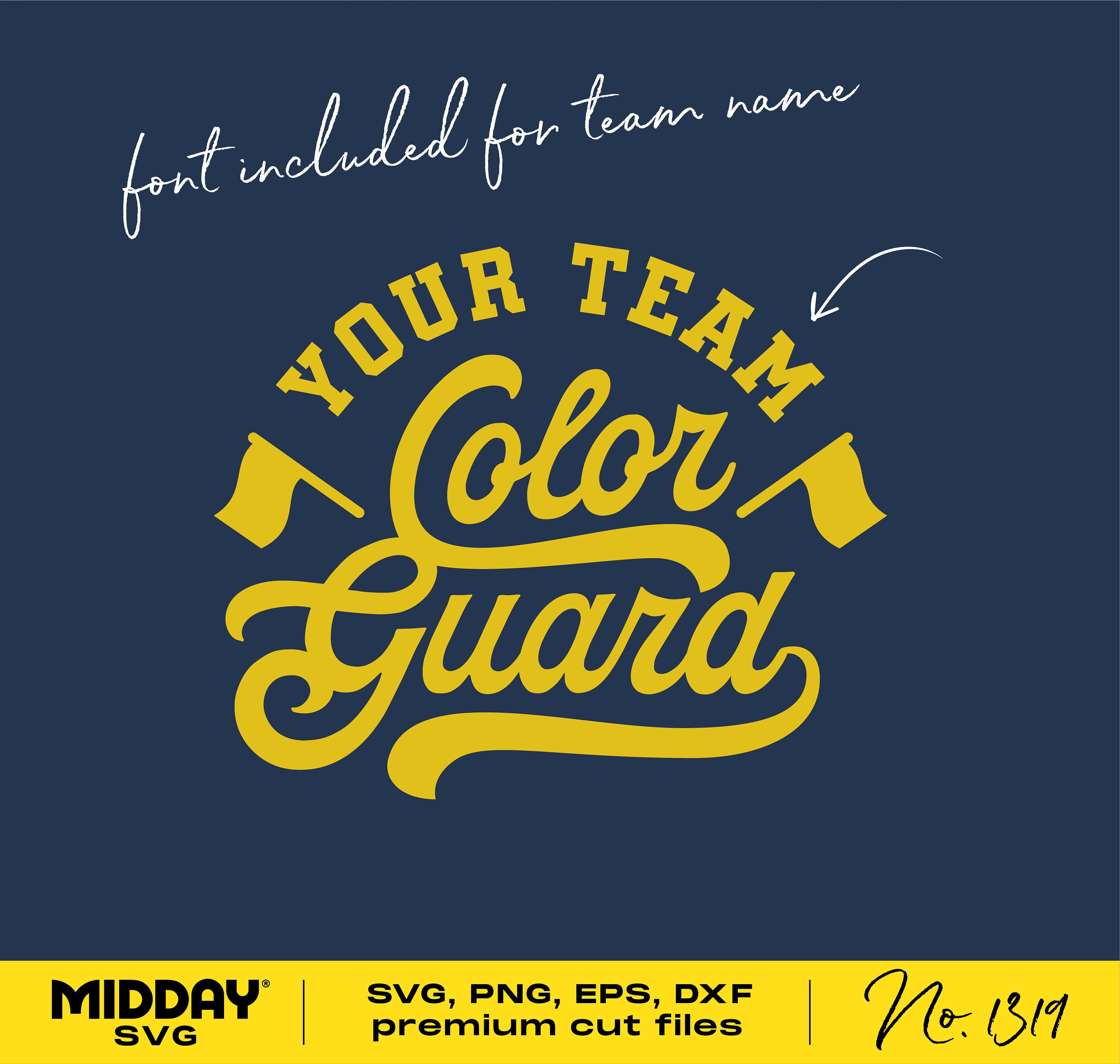 Color Guard Team (svg, Png, Dxf, Eps) (digital Download) - Etsy