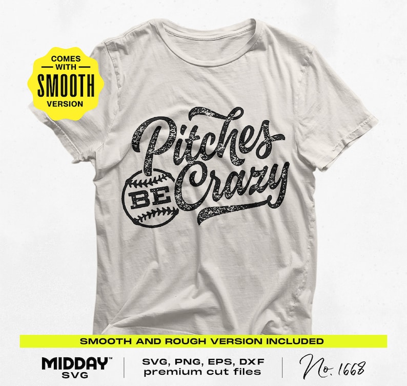 Pitches Be Crazy Svg Png, Funny Baseball Svg Png, Baseball Mom Svg Png, Funny Baseball Shirt Design, Svg for Cricut, Baseball Svg Png