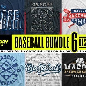 Incrível modelo de beisebol SVG Bundle V8 - download instantâneo para artesanato DIY