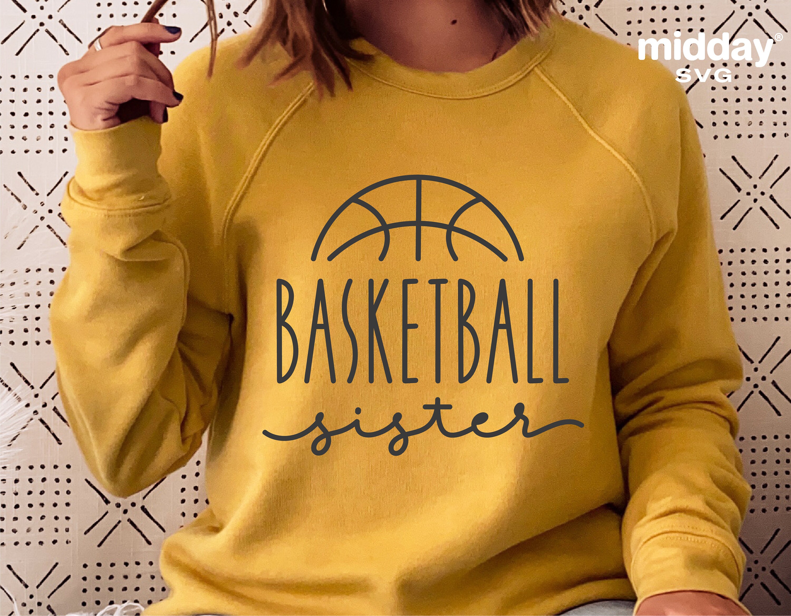 Basketball Sister Svg Png Basketball Sister Shirt Download Etsy