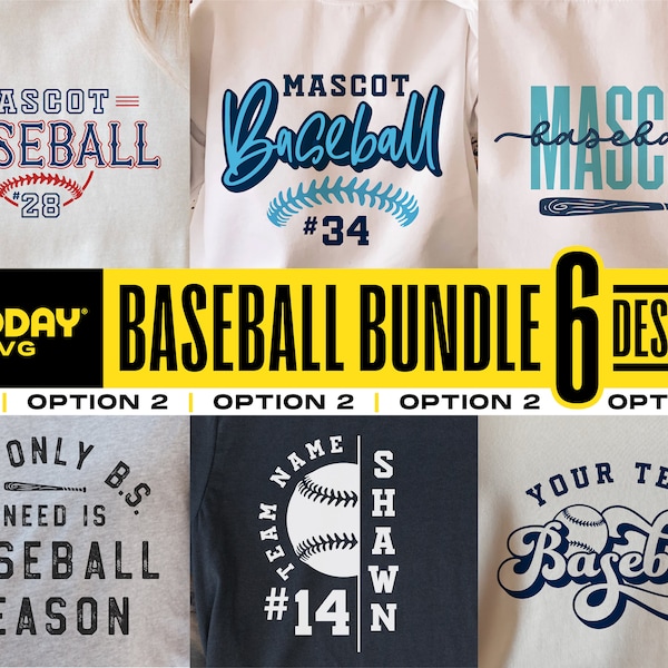 Baseball Bundle Svg Png, Dxf Eps, Team Template Bundle, Baseball Shirt Designs, Baseball Mom, Baseball Logo, Cricut Cut File, Silhouette