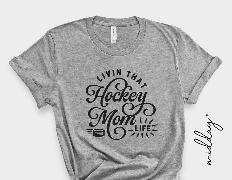 Hockeymammaliv SVG, klippfil för Cricut, silhuett (digital nedladdning) bild 3