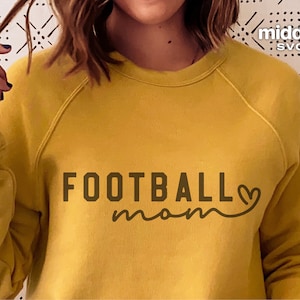 Football Mom Svg, Football Mom Png, Football Mom Cricut Cut Files, Football Mom Sweatshirt, Football Mom Tank, Silhouette, Sublimation
