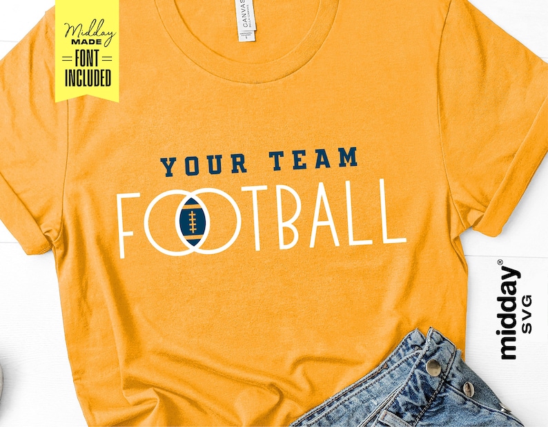 Football Team Shirt Template Svg Png Dxf Eps Ai Cricut Etsy