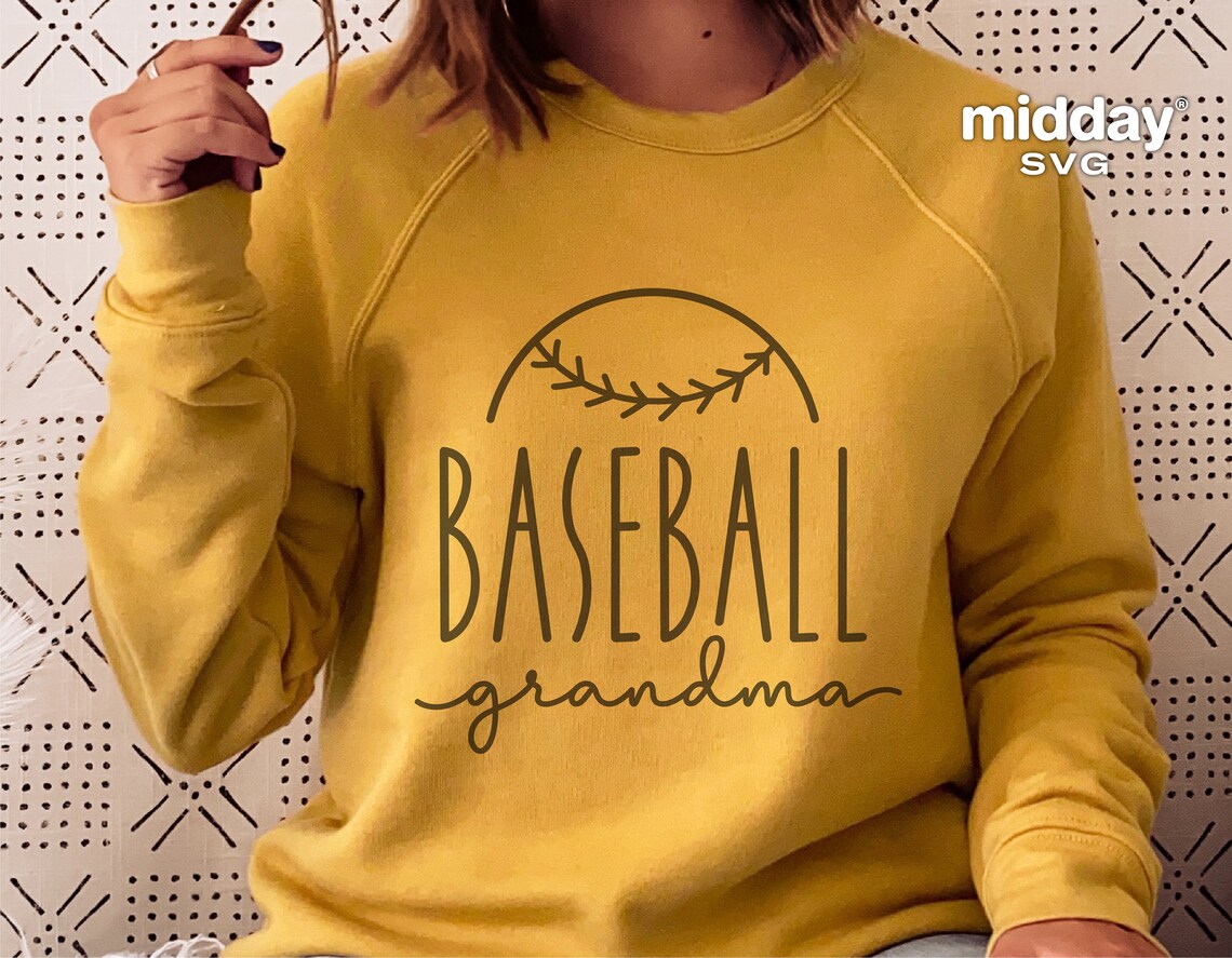 Baseball Grandma Svg Png Dxf Eps Svg Ai Baseball Grandma for Etsy