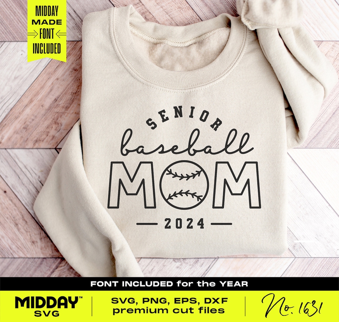 Classy Senior Baseball Mom Svg Perfect Gift for Proud Moms of High