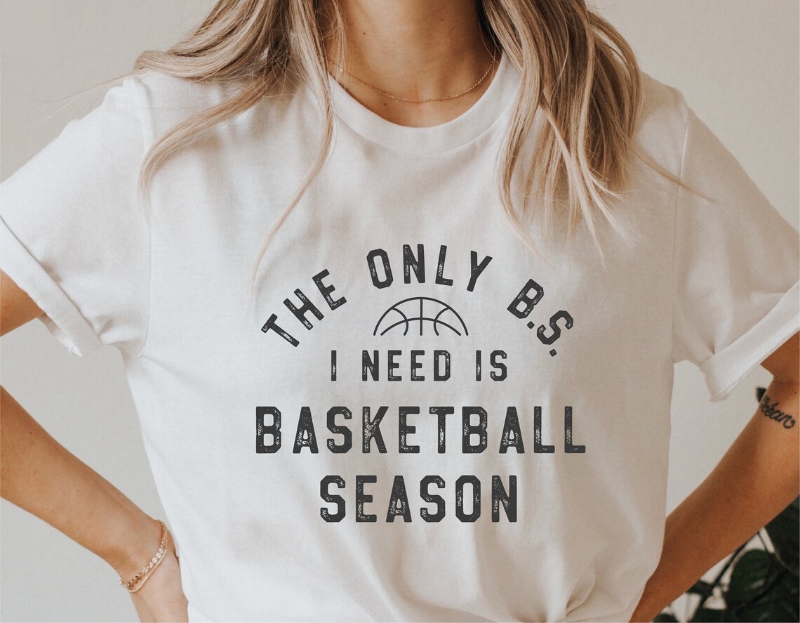 Basketball Season Svg the Only BS I Need Svg Basketball Mom Etsy