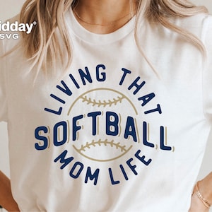 Leben, dass Softball Mama Leben, SVG Png Dxf Eps, Softball Mama Shirt, Cricut geschnitten Dateien, Silhouette, Sublimation, Download, Baseball Leben