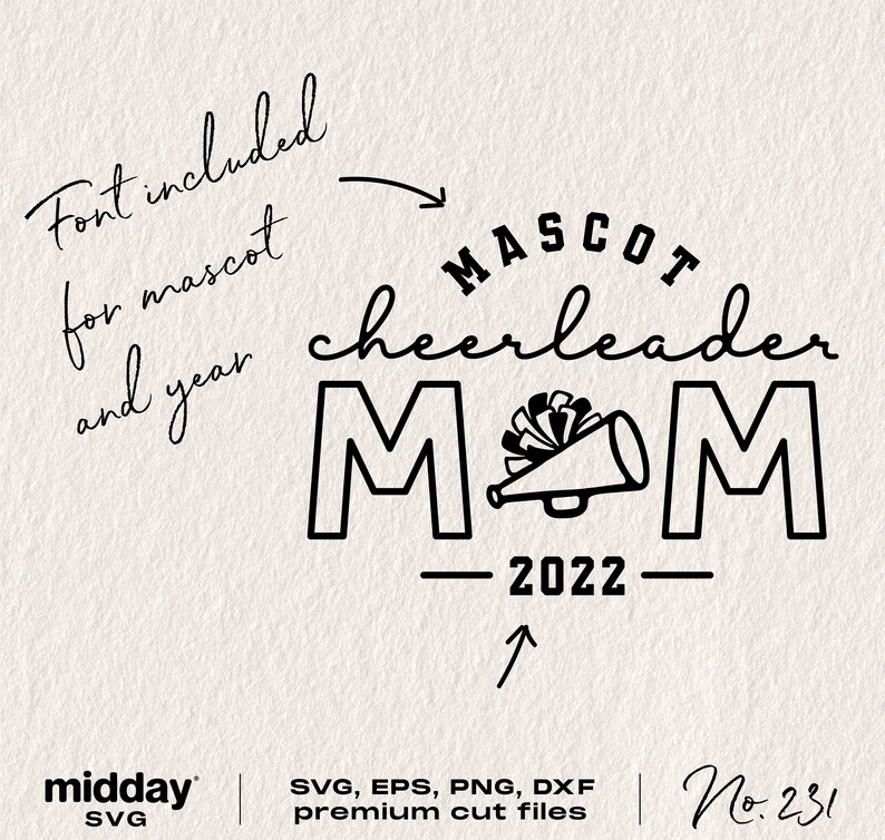 Cheerleader Mom Svg Png Dxf Eps Cheer Mom Svg Cheer Team Etsy